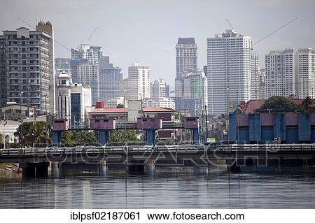 River and skyscrapers in Manila, Philippines, Asia View Large Photo Image Stock Image - River and skyscrapers in Manila, Philippines, Asia. Fotosearch