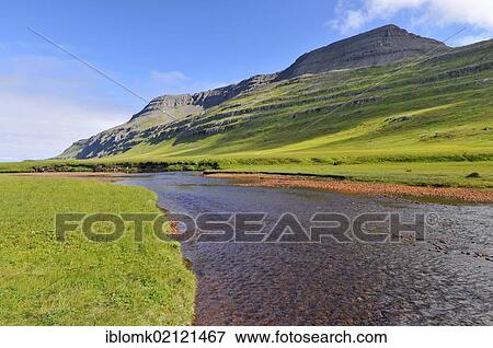 River, Bardsvik bay, east coast of Hornstrandir, Westfjords, Iceland, Europe View Large Photo Image Stock Photo - River, Bardsvik bay, east coast of Hornstrandir, Westfjords, Iceland, Europe. Fotosearch