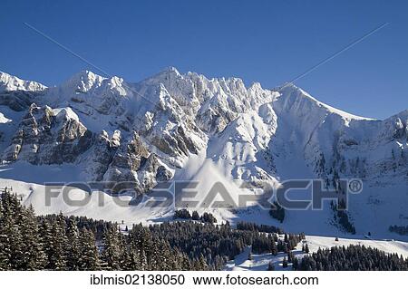 Saentis Massif, ridge with packed snow, Canton of St. Gallen, Switzerland, Europe View Large Photo Image Stock Image - Saentis Massif, ridge with packed snow, Canton of St. Gallen, Switzerland, Europe. Fotosearch