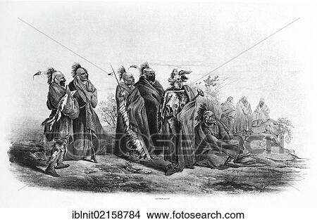 Saki and Musquake Indians, illustration from Travels in the Interior of North America, 1832-1834, by Prince Maximilian of Wied, illustrations by Carl Bodmer, Koblenz, 1839 View Large Photo Image Picture - Saki and Musquake Indians, illustration from Travels in the Interior of North America, 1832-1834, by Prince Maximilian of Wied, illustrations by Carl Bodmer, Koblenz, 1839. Fotosearch
