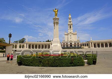 Stock Image - Sanctuary of Our Lady of Fatima, Fatima, Estremadura, Portugal, Europe. Fotosearch