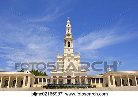 Stock Photo - Sanctuary of Our Lady of Fatima, Fatima, Estremadura, Portugal, Europe. Fotosearch