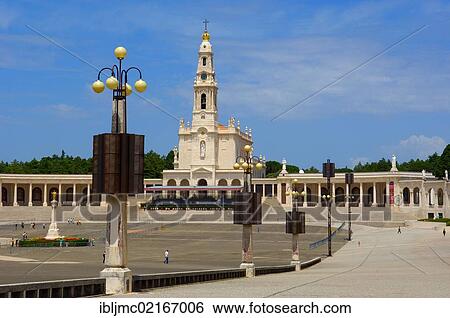 Sanctuary of Our Lady of Fatima, Fatima, Estremadura, Portugal, Europe View Large Photo Image Stock Photograph - Sanctuary of Our Lady of Fatima, Fatima, Estremadura, Portugal, Europe. Fotosearch