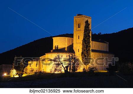Sant' Antimo Abbey, Montalcino, Castelnuovo dell'abate, Siena Province, Tuscany, Italy, Europe View Large Photo Image Stock Photography - Sant' Antimo Abbey, Montalcino, Castelnuovo dell'abate, Siena Province, Tuscany, Italy, Europe. Fotosearch