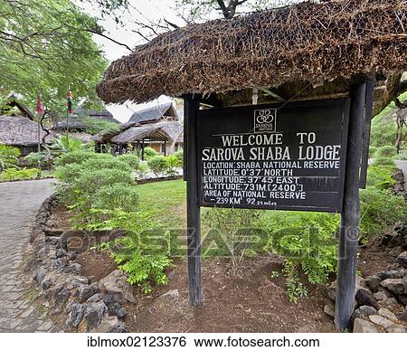 Stock Photograph - Sarova Shaba Lodge, Shaba National Reserve, Kenya, East Africa, Africa. Fotosearch