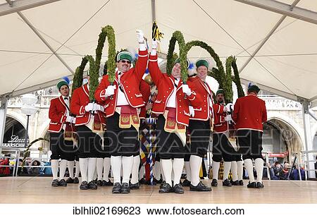 Schaefflertanz, traditional dance performance in Marienplatz square, the dance is performed every seven years between Epiphany and Shrove Tuesday, Schaeffler or cooper's guild of Munich, Munich, Upper Bavaria, Bavaria, Germany, Europe, PublicGround,... View Large Photo Image Stock Image - Schaefflertanz, traditional dance performance in Marienplatz square, the dance is performed every seven years between Epiphany and Shrove Tuesday, Schaeffler or cooper's guild of Munich, Munich, Upper Bavaria, Bavaria, Germany, Europe, PublicGround,.... Fotosearch