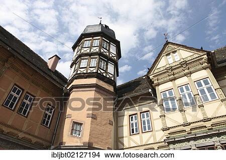 Picture - Schloss Bevern Castle, Weser Renaissance, Bevern, Weserbergland, Lower Saxony, Germany, Europe. Fotosearch