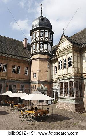 Schloss Bevern Castle, Weser Renaissance, Bevern, Weserbergland, Lower Saxony, Germany, Europe View Large Photo Image Stock Image - Schloss Bevern Castle, Weser Renaissance, Bevern, Weserbergland, Lower Saxony, Germany, Europe. Fotosearch
