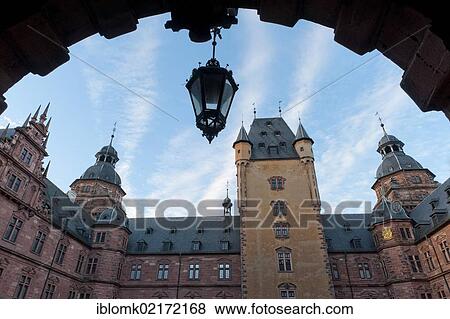 Schloss Johannisburg Castle, on the Main river, Aschaffenburg, Bavaria, Germany, Europe View Large Photo Image Stock Photo - Schloss Johannisburg Castle, on the Main river, Aschaffenburg, Bavaria, Germany, Europe. Fotosearch
