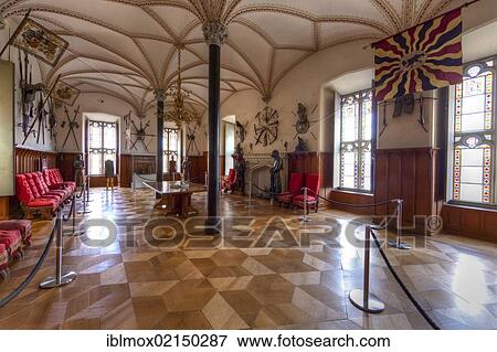 Schloss Stolzenfels Castle, interior, Koblenz, UNESCO World Heritage Upper Middle Rhine Valley, Rhineland-Palatinate, Germany, Europe, PublicGround, Europe View Large Photo Image Stock Photo - Schloss Stolzenfels Castle, interior, Koblenz, UNESCO World Heritage Upper Middle Rhine Valley, Rhineland-Palatinate, Germany, Europe, PublicGround, Europe. Fotosearch