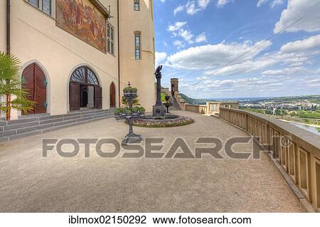 Schloss Stolzenfels Castle, Koblenz, UNESCO World Heritage Upper Middle Rhine Valley, Rhineland-Palatinate, Germany, Europe, PublicGround, Europe View Large Photo Image Stock Image - Schloss Stolzenfels Castle, Koblenz, UNESCO World Heritage Upper Middle Rhine Valley, Rhineland-Palatinate, Germany, Europe, PublicGround, Europe. Fotosearch