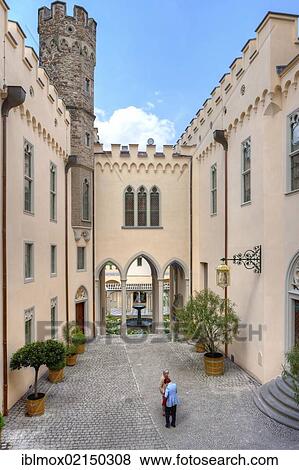 Schloss Stolzenfels Castle, Koblenz, UNESCO World Heritage Upper Middle Rhine Valley, Rhineland-Palatinate, Germany, Europe, PublicGround, Europe View Large Photo Image Stock Photo - Schloss Stolzenfels Castle, Koblenz, UNESCO World Heritage Upper Middle Rhine Valley, Rhineland-Palatinate, Germany, Europe, PublicGround, Europe. Fotosearch