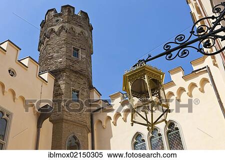 Schloss Stolzenfels Castle, Koblenz, UNESCO World Heritage Upper Middle Rhine Valley, Rhineland-Palatinate, Germany, Europe, PublicGround, Europe View Large Photo Image Stock Photography - Schloss Stolzenfels Castle, Koblenz, UNESCO World Heritage Upper Middle Rhine Valley, Rhineland-Palatinate, Germany, Europe, PublicGround, Europe. Fotosearch