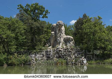 Sculpture of the Apennines made of rock, lava and brick by Giambologna, also Giovanni da Bologna, Villa di Pratolino, Demidoff Park, Pratolino, Vaglia municipality, Tuscany, Italy, Europe View Large Photo Image Stock Photo - Sculpture of the Apennines made of rock, lava and brick by Giambologna, also Giovanni da Bologna, Villa di Pratolino, Demidoff Park, Pratolino, Vaglia municipality, Tuscany, Italy, Europe. Fotosearch