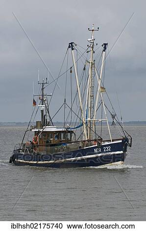 Shrimp boat "Nordstrand", NOR 232, on her way back to the home port of Norddeich, Wadden Sea, UNESCO World Heritage Site, East Frisia, Lower Saxony, Germany, Europe View Large Photo Image Stock Image - Shrimp boat "Nordstrand", NOR 232, on her way back to the home port of Norddeich, Wadden Sea, UNESCO World Heritage Site, East Frisia, Lower Saxony, Germany, Europe. Fotosearch
