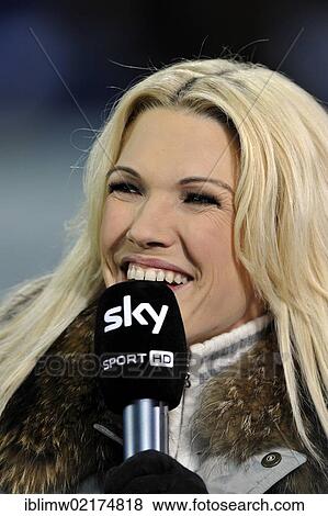 Sky Sports presenter Jessica Kastrop, Wirsol Rhein-Neckar-Arena, Sinsheim-Hoffenheim, Baden-Wuerttemberg, Germany, Europe View Large Photo Image Stock Photo - Sky Sports presenter Jessica Kastrop, Wirsol Rhein-Neckar-Arena, Sinsheim-Hoffenheim, Baden-Wuerttemberg, Germany, Europe. Fotosearch