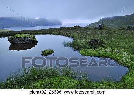 Small lake, nocturnal mood, Hornbjarg, Hornvík or Hornvik bay, Hornstrandir, Westfjords, Iceland, Europe View Large Photo Image Stock Photograph - Small lake, nocturnal mood, Hornbjarg, Hornvík or Hornvik bay, Hornstrandir, Westfjords, Iceland, Europe. Fotosearch