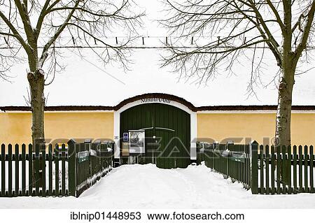 Snow covered entrance to the local village museum, Amager Museum, Dragør, Denmark, Europe View Large Photo Image Stock Image - Snow covered entrance to the local village museum, Amager Museum, Dragør, Denmark, Europe. Fotosearch