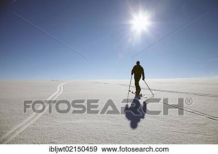 Solitary cross-country skier on the summit of Feldberg Mountain, Black Forest, Baden-Wuerttemberg, Germany, Europe, PublicGround, Europe View Large Photo Image Stock Photo - Solitary cross-country skier on the summit of Feldberg Mountain, Black Forest, Baden-Wuerttemberg, Germany, Europe, PublicGround, Europe. Fotosearch