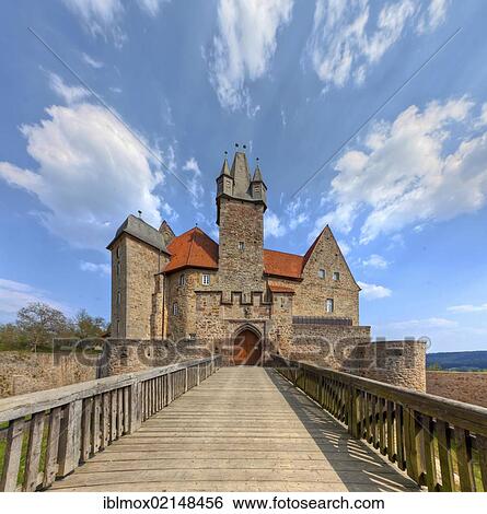 Stock Photograph - Spangenberg Castle, Spangenberg, Schwalm Eder district, Hesse, Germany, Europe, PublicGround, Europe. Fotosearch