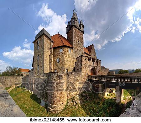 Stock Photography - Spangenberg Castle, Spangenberg, Schwalm Eder district, Hesse, Germany, Europe, PublicGround, Europe. Fotosearch