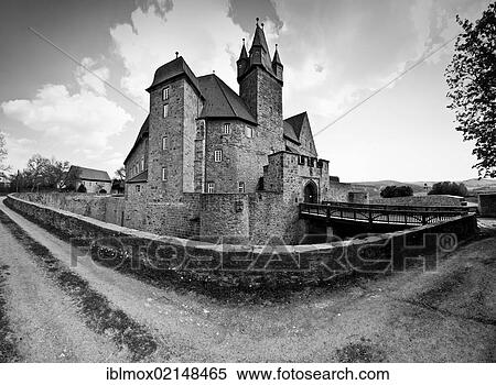 Stock Photography - Spangenberg Castle, Spangenberg, Schwalm Eder district, Hesse, Germany, Europe, PublicGround, Europe. Fotosearch