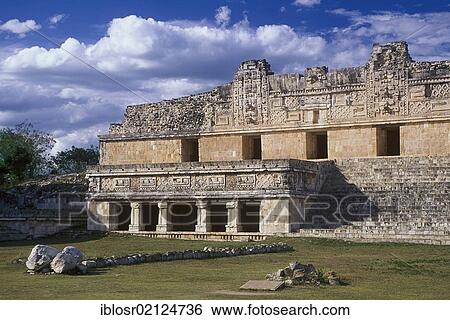 Square of the Nuns, Puuc Mayan ruins of Uxmal, Yucatan, Mexico, North America View Large Photo Image Stock Photograph - Square of the Nuns, Puuc Mayan ruins of Uxmal, Yucatan, Mexico, North America. Fotosearch