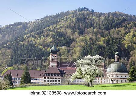 St. Trudpert's Abbey, Muenstertal Valley, Black Forest, Baden-Wuerttemberg, Germany, Europe View Large Photo Image Stock Photo - St. Trudpert's Abbey, Muenstertal Valley, Black Forest, Baden-Wuerttemberg, Germany, Europe. Fotosearch