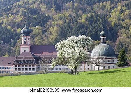 St. Trudpert's Abbey, Muenstertal Valley, Black Forest, Baden-Wuerttemberg, Germany, Europe View Large Photo Image Stock Photo - St. Trudpert's Abbey, Muenstertal Valley, Black Forest, Baden-Wuerttemberg, Germany, Europe. Fotosearch