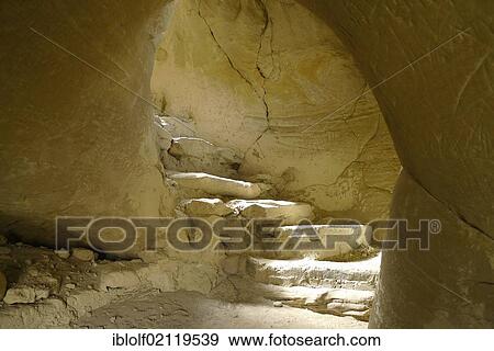 Staircase ascending from the cave to the royal palace of Guge, fortress and former seat Tsaparang in the dry Sutlej-Canyon, Kingdom of Guge, Western Tibet, Ngari province, Tibet, China, Asia View Large Photo Image Stock Photo - Staircase ascending from the cave to the royal palace of Guge, fortress and former seat Tsaparang in the dry Sutlej-Canyon, Kingdom of Guge, Western Tibet, Ngari province, Tibet, China, Asia. Fotosearch