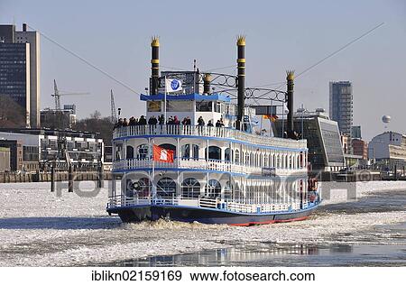 Steamship in the port of Hamburg in the winter, Hamburg, Germany, Europe View Large Photo Image Stock Photo - Steamship in the port of Hamburg in the winter, Hamburg, Germany, Europe. Fotosearch