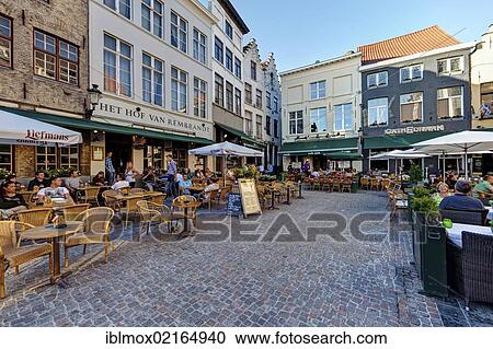 Street cafes on Grote Markt market square, historic town centre of Bruges, UNESCO World Heritage Site, West Flanders, Flemish Region, Belgium, Europe View Large Photo Image Stock Image - Street cafes on Grote Markt market square, historic town centre of Bruges, UNESCO World Heritage Site, West Flanders, Flemish Region, Belgium, Europe. Fotosearch