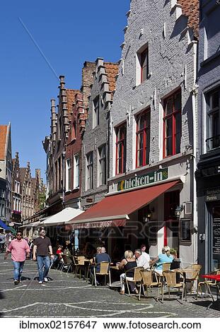 Street cafes on the Grote Markt market square, historic town centre of Bruges, UNESCO World Heritage Site, West Flanders, Flemish Region, Belgium, Europe View Large Photo Image Stock Photo - Street cafes on the Grote Markt market square, historic town centre of Bruges, UNESCO World Heritage Site, West Flanders, Flemish Region, Belgium, Europe. Fotosearch