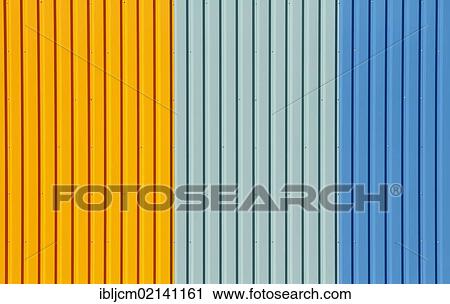 Stock Image - Striped facade. Fotosearch