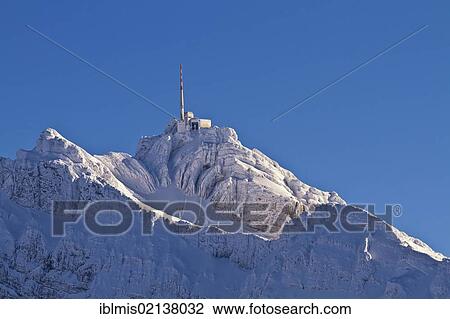 Summit of Saentis Mountain, Canton of St. Gallen, Switzerland, Europe View Large Photo Image Stock Image - Summit of Saentis Mountain, Canton of St. Gallen, Switzerland, Europe. Fotosearch