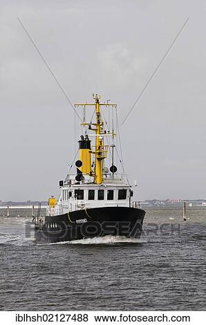 Survey vessel, Norderney, Lower Saxon Wadden Sea, UNESCO World Heritage Site, Lower Saxony, Germany, Europe View Large Photo Image Stock Photo - Survey vessel, Norderney, Lower Saxon Wadden Sea, UNESCO World Heritage Site, Lower Saxony, Germany, Europe. Fotosearch
