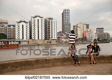 Teenagers at Fort Santiago on the Pasig river, Manila, Philippines, Asia View Large Photo Image Stock Photography - Teenagers at Fort Santiago on the Pasig river, Manila, Philippines, Asia. Fotosearch
