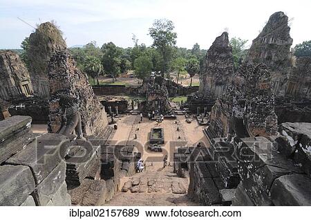 Stock Photo - Temple, Pre Rup, Angkor, Siem Reap, Cambodia, Southeast Asia, Asia. Fotosearch