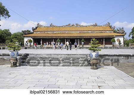 Stock Image - Thai Hoa Palace, citadel, Hue, Vietnam, Southeast Asia, Asia. Fotosearch
