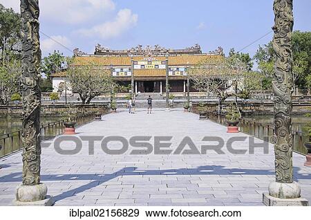 Stock Photo - Thai Hoa Palace, citadel, Hue, Vietnam, Southeast Asia, Asia. Fotosearch
