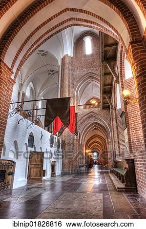 The aisle in Roskilde Cathedral in Denmark, Europe View Large Photo Image Stock Photograph - The aisle in Roskilde Cathedral in Denmark, Europe. Fotosearch