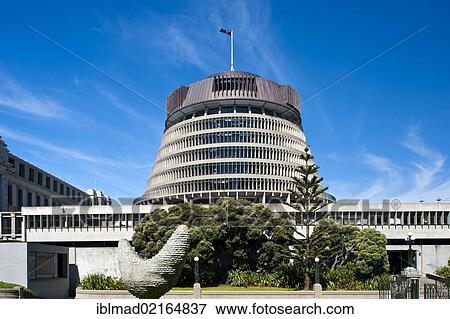 The Beehive, Parliament House, Wellington, North Island, New Zealand, Oceania View Large Photo Image Stock Photo - The Beehive, Parliament House, Wellington, North Island, New Zealand, Oceania. Fotosearch