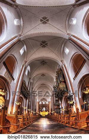 The central nave in Roskilde Cathedral in Denmark, Europe View Large Photo Image Stock Photography - The central nave in Roskilde Cathedral in Denmark, Europe. Fotosearch