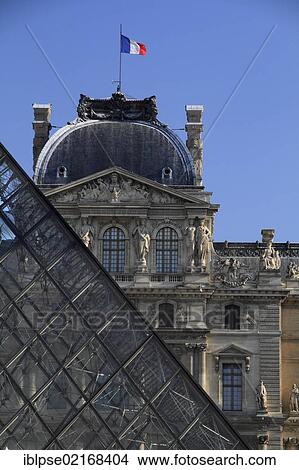 Picture - The Louvre Museum, Paris, France, Europe. Fotosearch