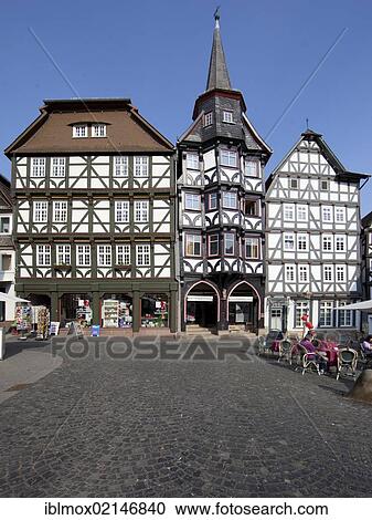 The marketplace of Fritzlar, Kassel region, Hesse, Germany, Europe, PublicGround, Europe View Large Photo Image Stock Image - The marketplace of Fritzlar, Kassel region, Hesse, Germany, Europe, PublicGround, Europe. Fotosearch