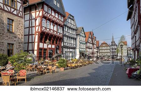The marketplace of Fritzlar, Kassel region, Hesse, Germany, Europe, PublicGround, Europe View Large Photo Image Stock Photo - The marketplace of Fritzlar, Kassel region, Hesse, Germany, Europe, PublicGround, Europe. Fotosearch