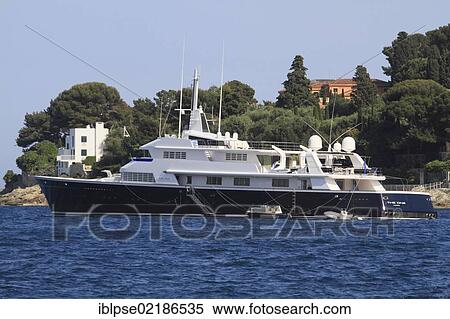 The One, cruiser, formerly named Carinthia VI and owned by Helmut Horten, built by Luerssen Yachts, 71. 05 m, built in 1972, French Riviera, France, Mediterranean Sea, Europe View Large Photo Image Stock Photography - The One, cruiser, formerly named Carinthia VI and owned by Helmut Horten, built by Luerssen Yachts, 71. 05 m, built in 1972, French Riviera, France, Mediterranean Sea, Europe. Fotosearch
