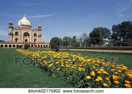 Stock Image - Tomb of Safdarjung, Delhi, New Delhi, India, Asia. Fotosearch
