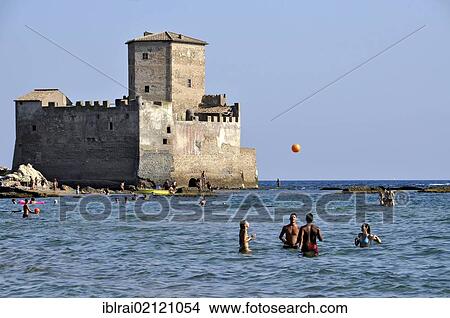 Torre Astura, medieval fortress, 10th Century, Tyrrhenian Sea near Nettuno, Lazio, Italy, Europe View Large Photo Image Picture - Torre Astura, medieval fortress, 10th Century, Tyrrhenian Sea near Nettuno, Lazio, Italy, Europe. Fotosearch