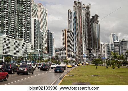 Traffic in downtown Panama City, Panama, Central America, North America View Large Photo Image Stock Photograph - Traffic in downtown Panama City, Panama, Central America, North America. Fotosearch